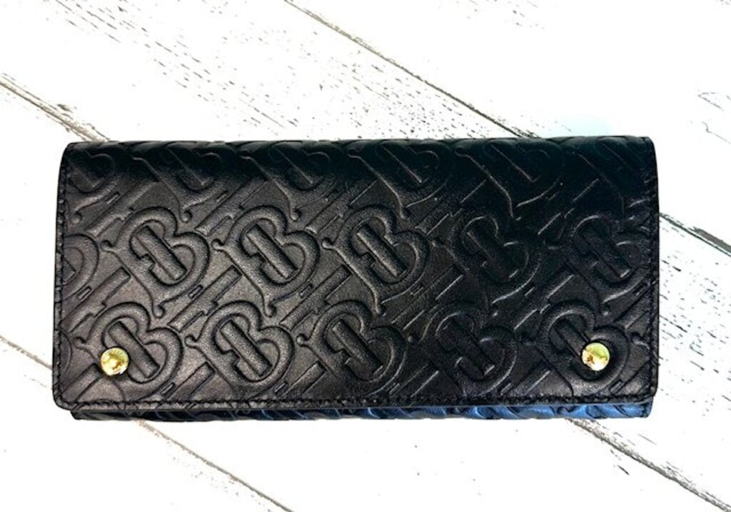 Burberry Embossed Long Wallet