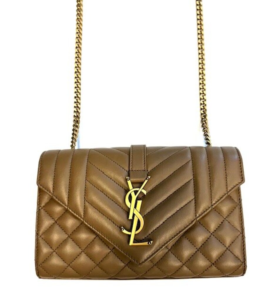 YSL Envelope Triquilt Small Crossbody