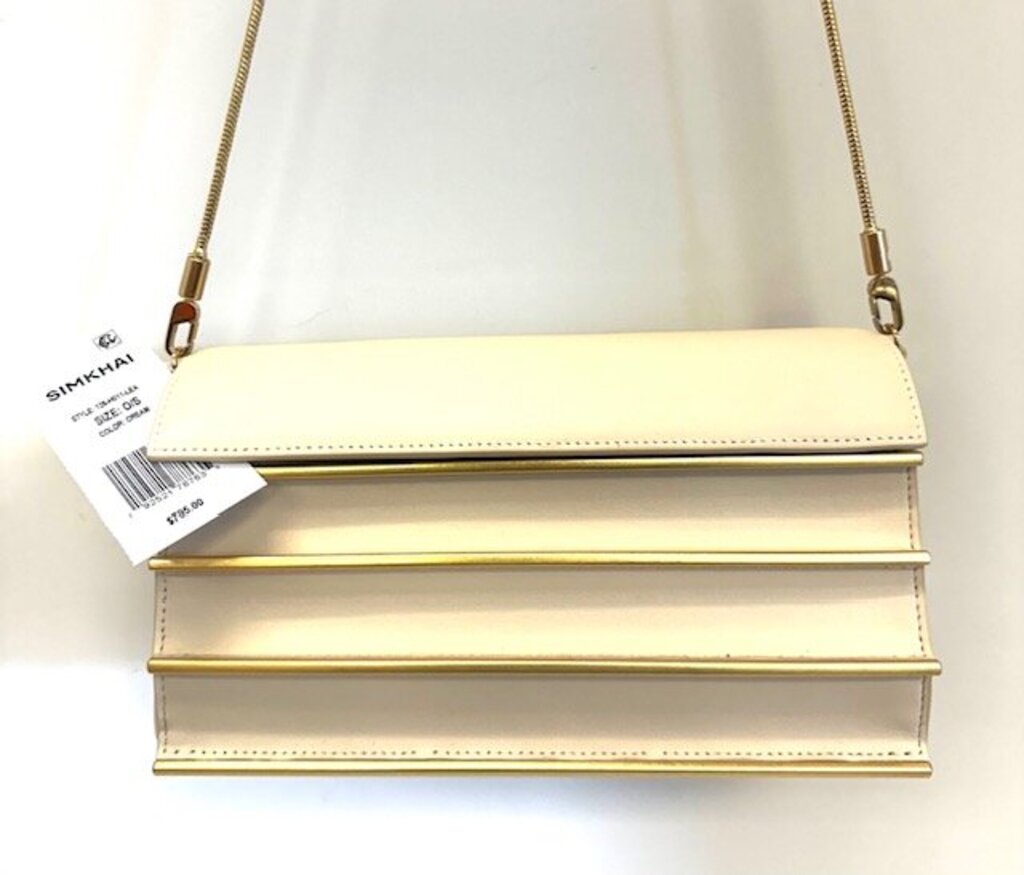 NWT $ 795 structured gold detail