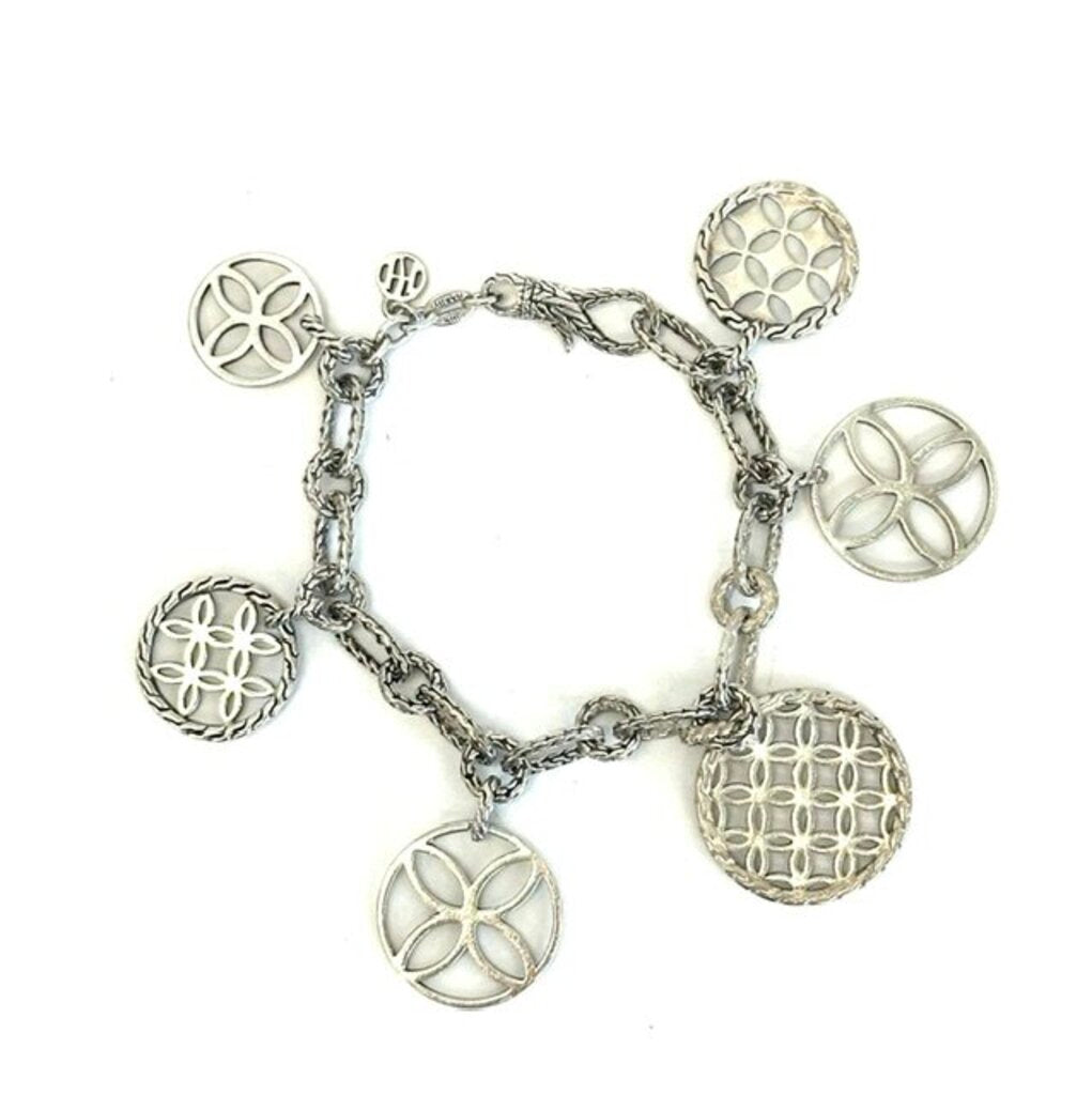 John Hardy Sterling Kawung Charm Bracelet