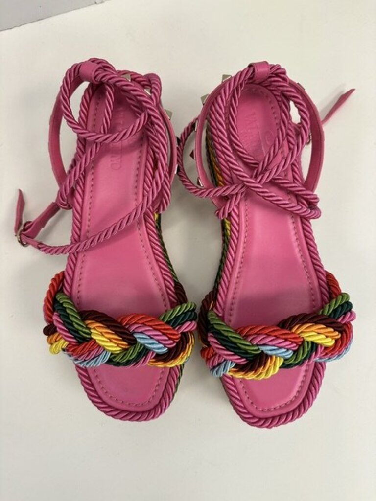 Valentino Rope Platform Sandals 38/8