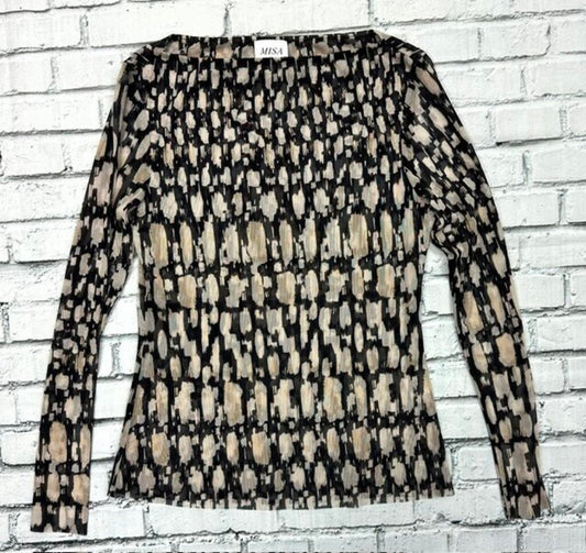 Misa Sheer Geo Top Medium