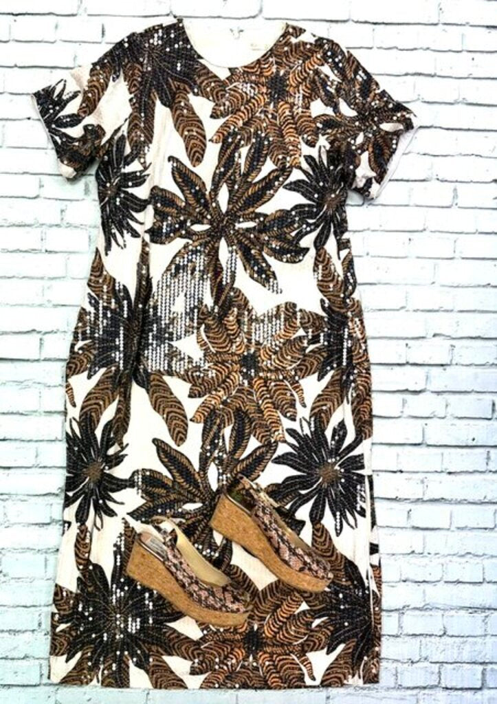 Marie Oliver Sequin Dress XL