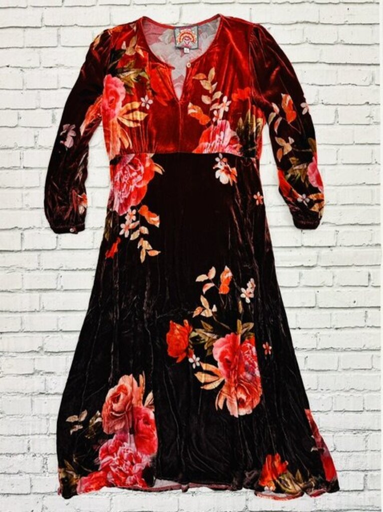 Johnny Was Velvet Dress