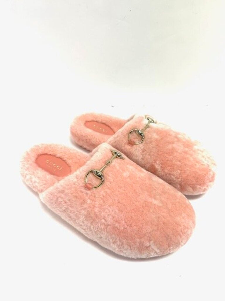 Gucci Fur Mules