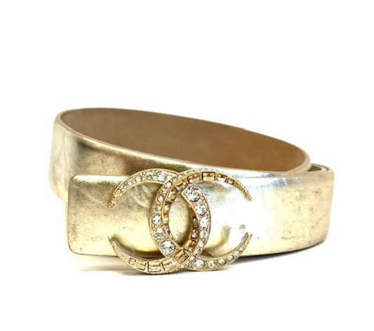Chanel Leather Belt Small Medium