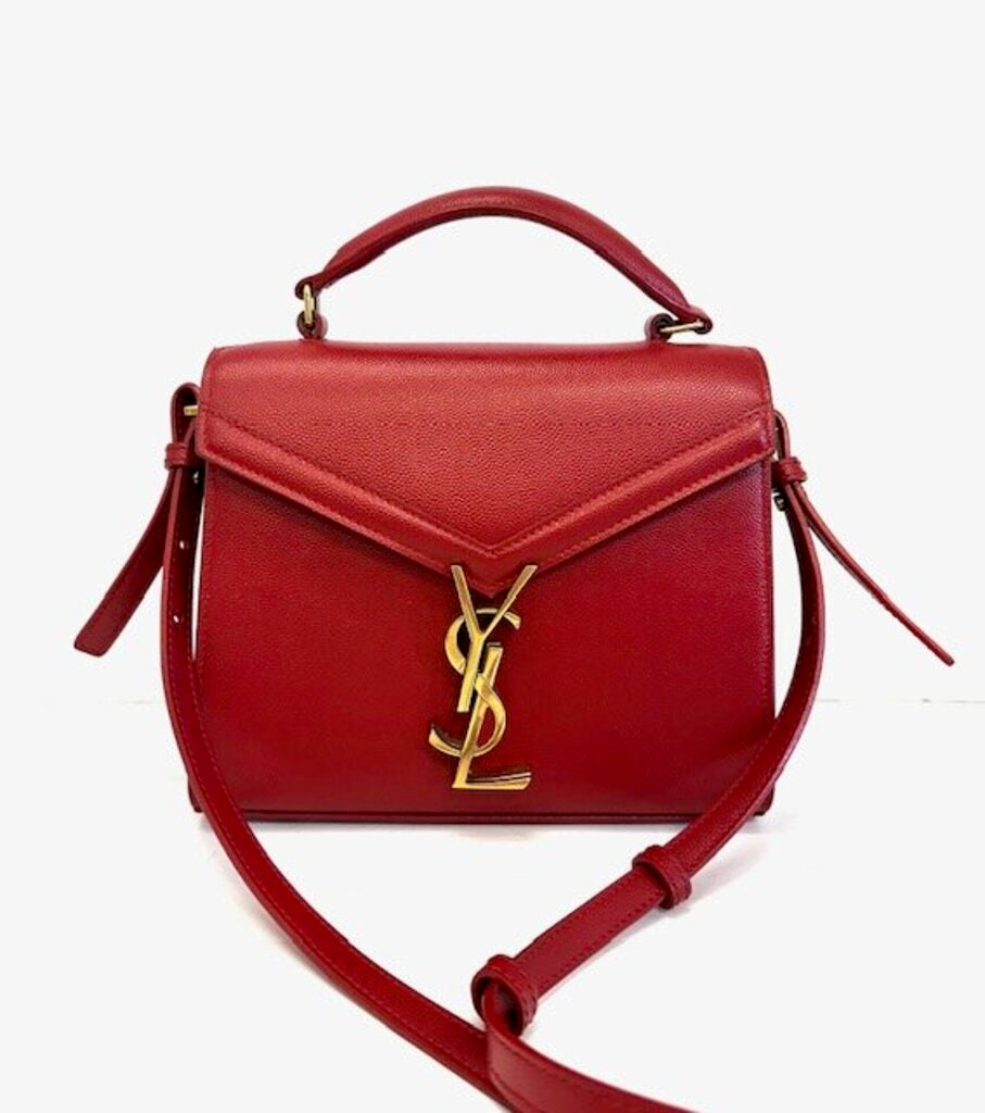 YSL Cassandra Top Handle Bag With Crossbody