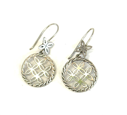 John Hardy Sterling Kawung Earrings