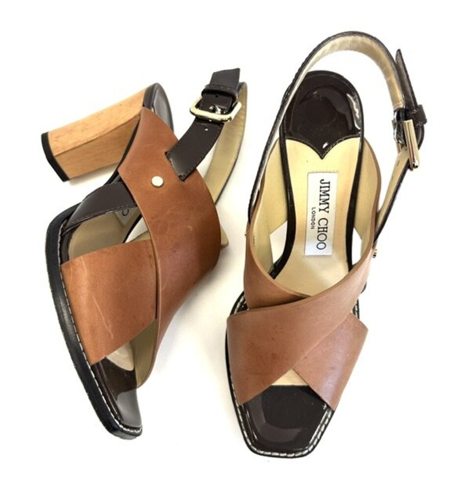 Jimmy Choo Wood Heel 37.5 / 7.5