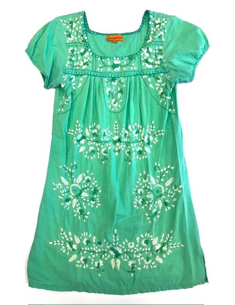 Roberta Freyman Embroidered Dress XS