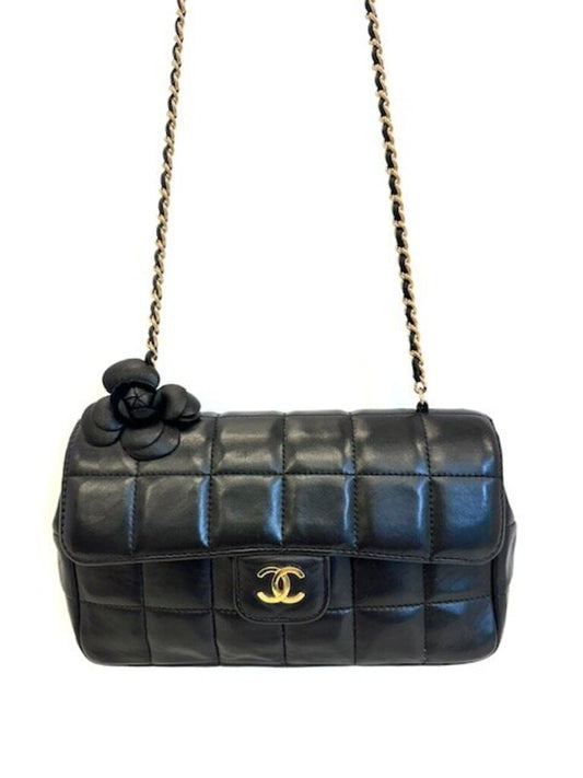 Chanel Camelia Mini Chocolate Bar Crossbody