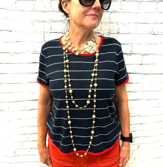 Chanel Pearl Camellia Necklace