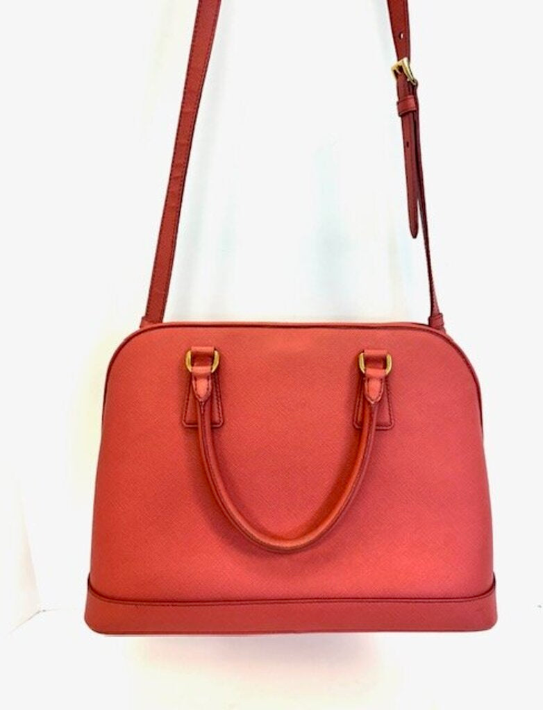Prada Saffiano Luggage Tag Crossbody