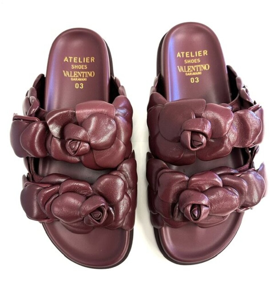 Valentino Rose Sandal 37.5/7.5