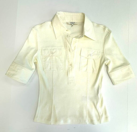 Chloe Polo Top Small