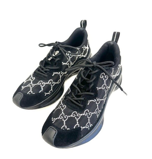 $807 Gucci Rhinestone Sneakers Size 9