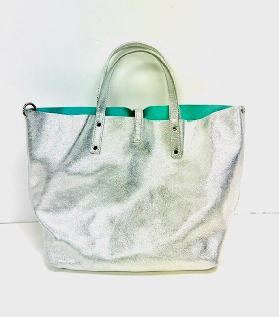 Tiffany & Co Leather Tote With Pouch