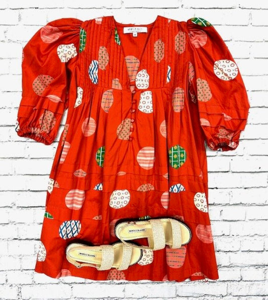 $395 dots pleats