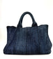 Prada Canapa Denim Tote