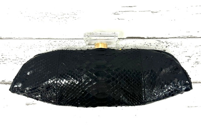 Chanel Vintage Python Clutch
