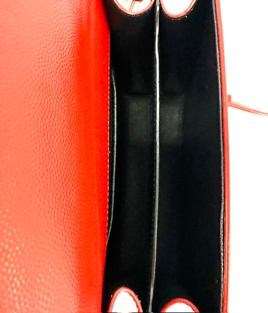 YSL Cassandra Top Handle Bag With Crossbody
