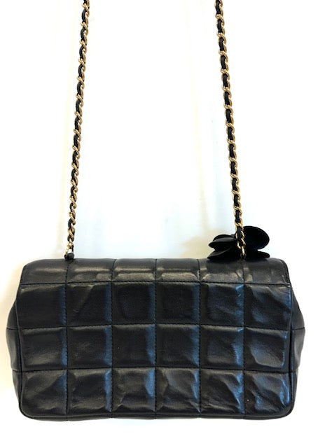 Chanel Camelia Mini Chocolate Bar Crossbody